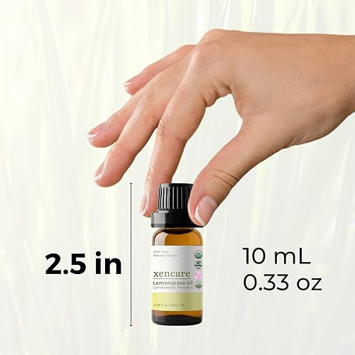 Miniatura 6 de Lemongrass Aceite esencial orgánico USDA  100% puro y natural sin diluir  Vegano sin OMG sin crueldad  Aromaterapia prémium para baños difusores y