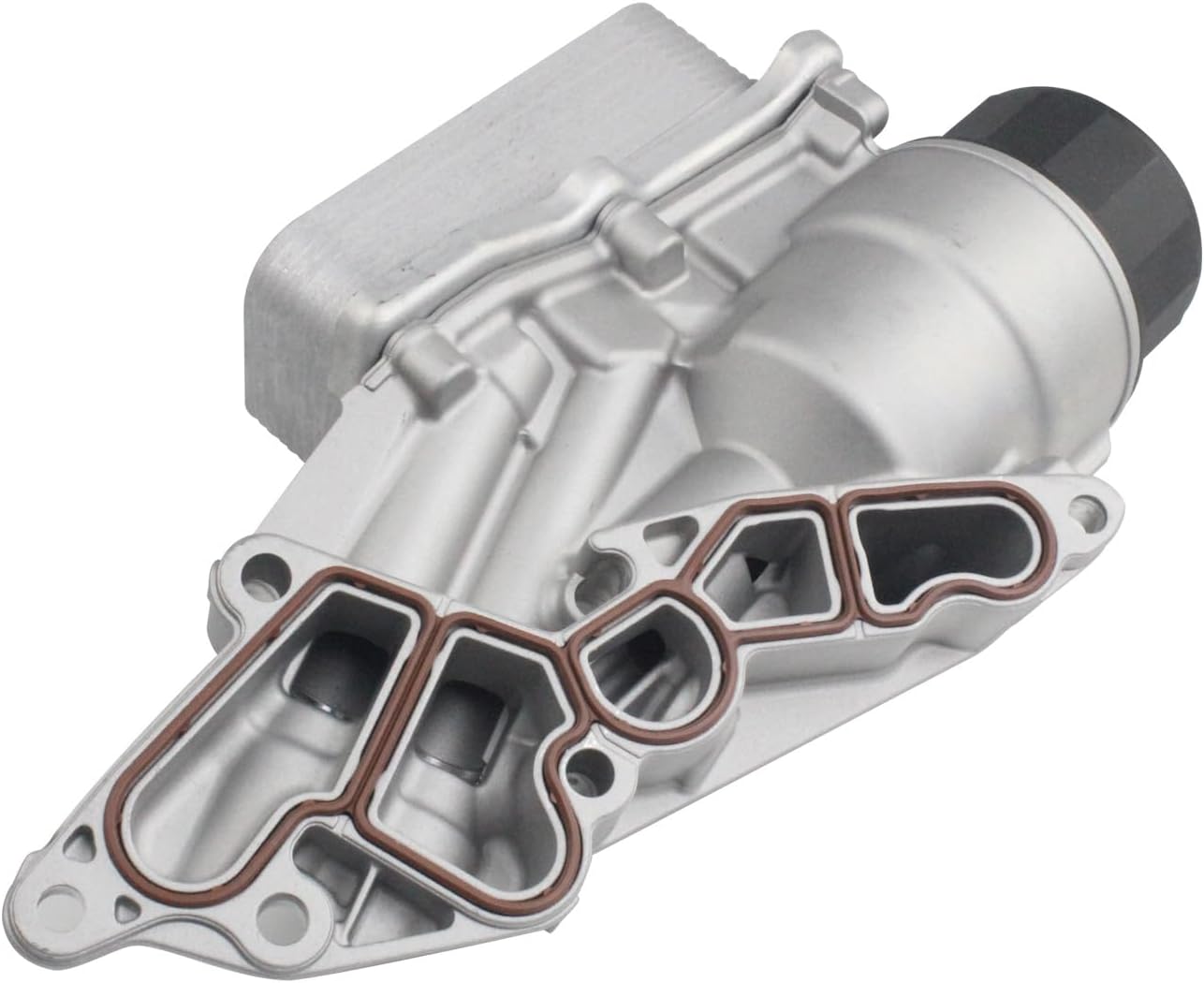 Aluminum Oil Filter Housing Assembly Compatible for Mercedes-Benz W203 W219 C230 C350 CL550 CLS550 E550 ML350 R350 SLK280 2003-2015