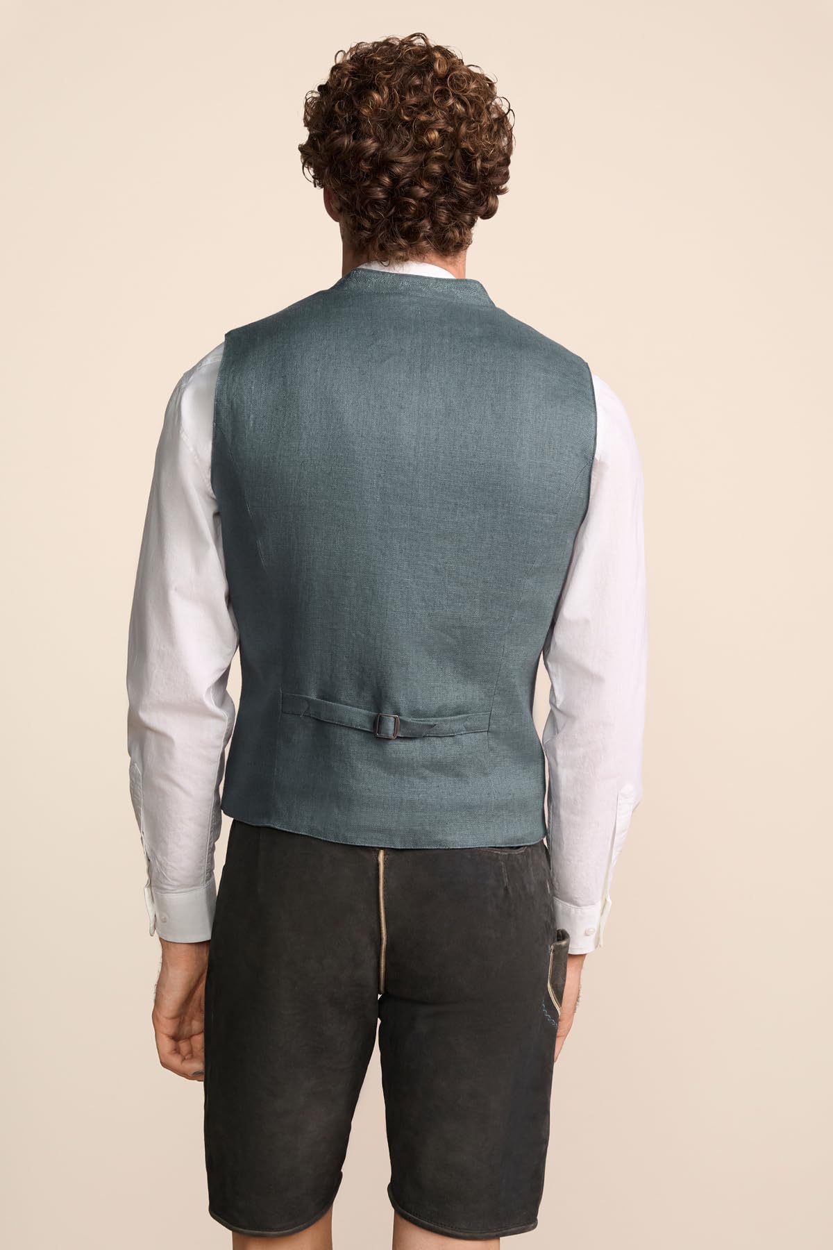 Krüger Herren Trachten Weste Felipe, klassisch, festlich, Rundhals, Tracht, Volksfest