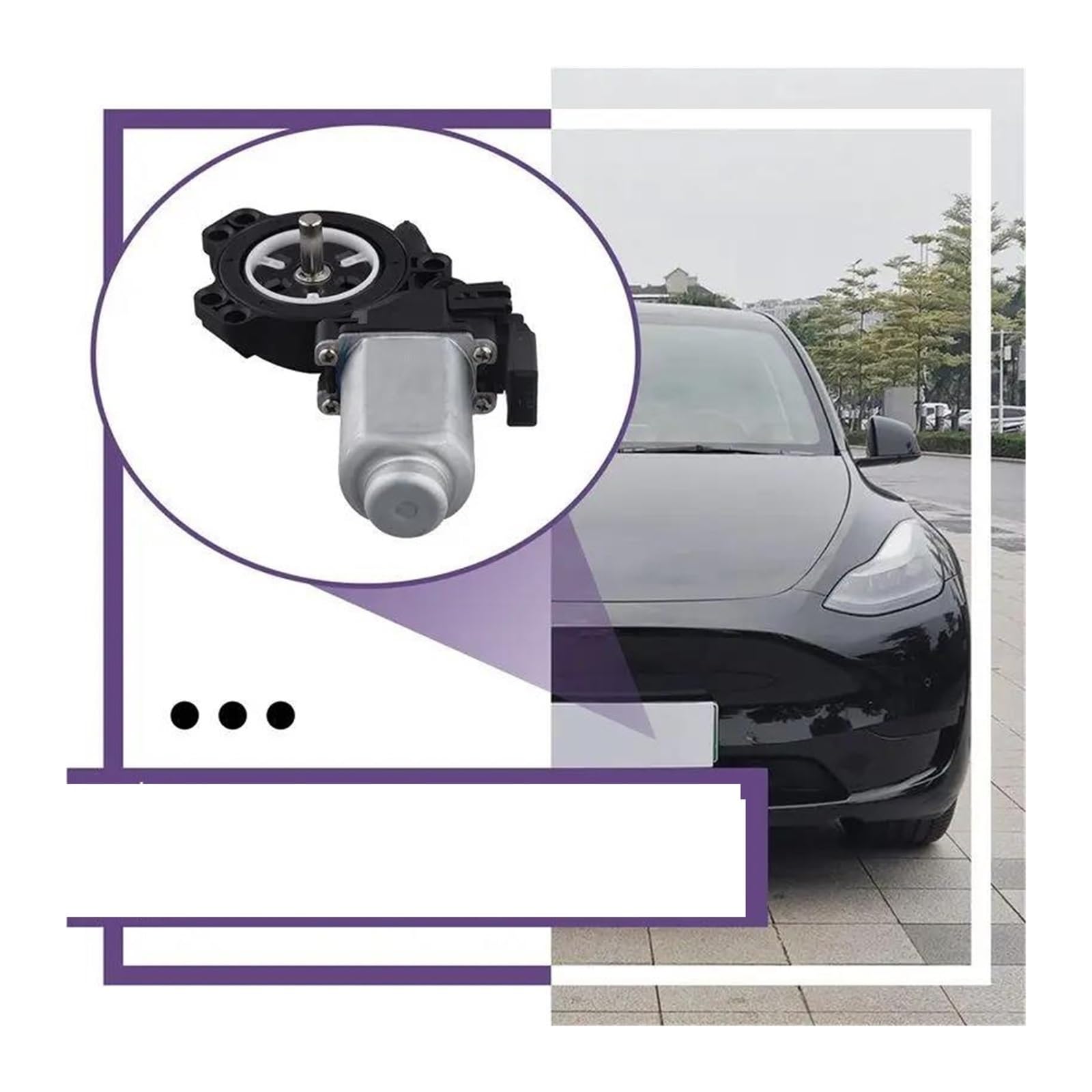 Meccanismo Alzacristallo Per Tesla Per Modello 3 2017- Motore Alzacristallo | Accessori per auto Parte di ricambio anteriore sinistra
