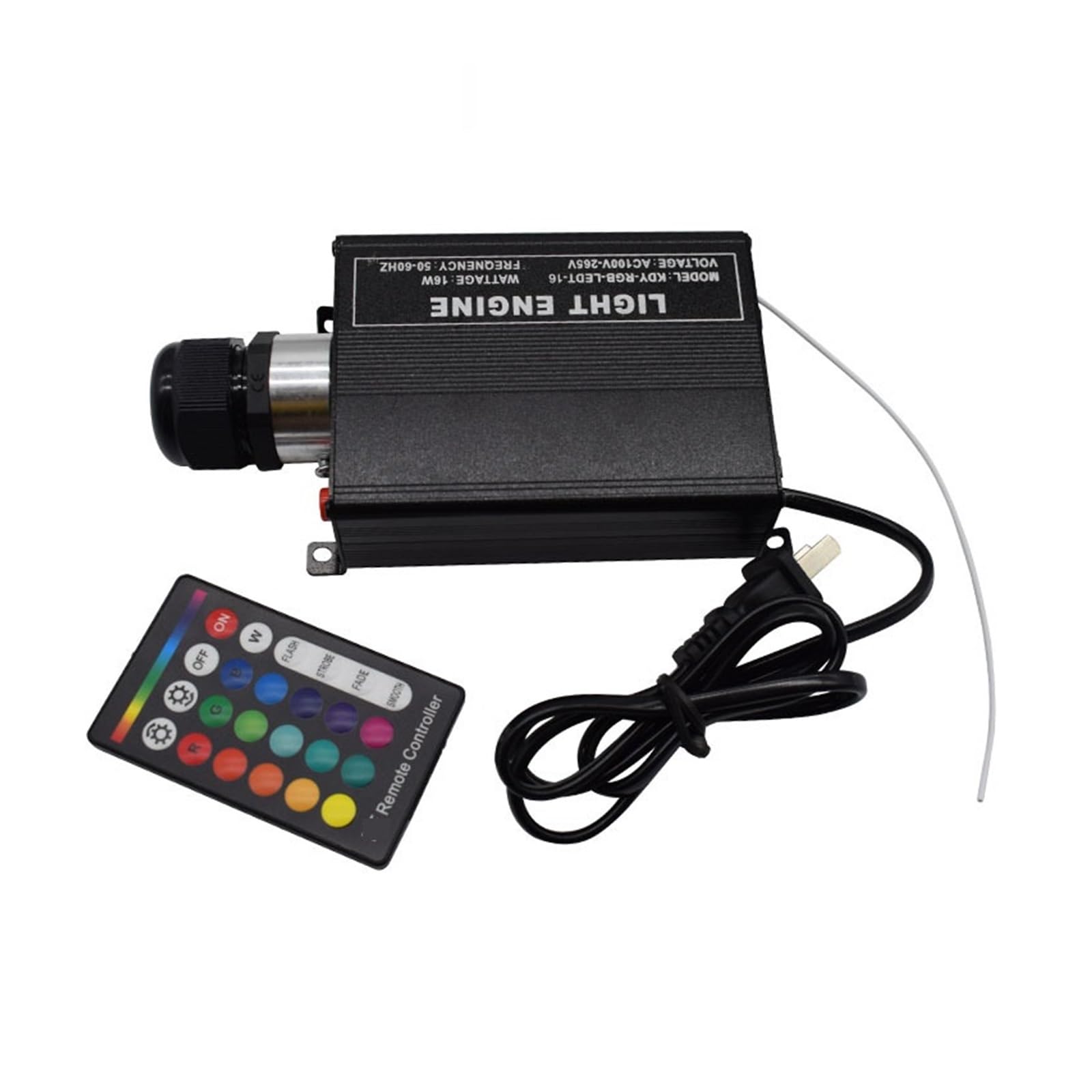 Lampada A Fibra Ottica 16W RGB Con Telecomando - Motore LED Per Soffitti Stellati E Decorazioni Con Fibra PMMA - Foto 10