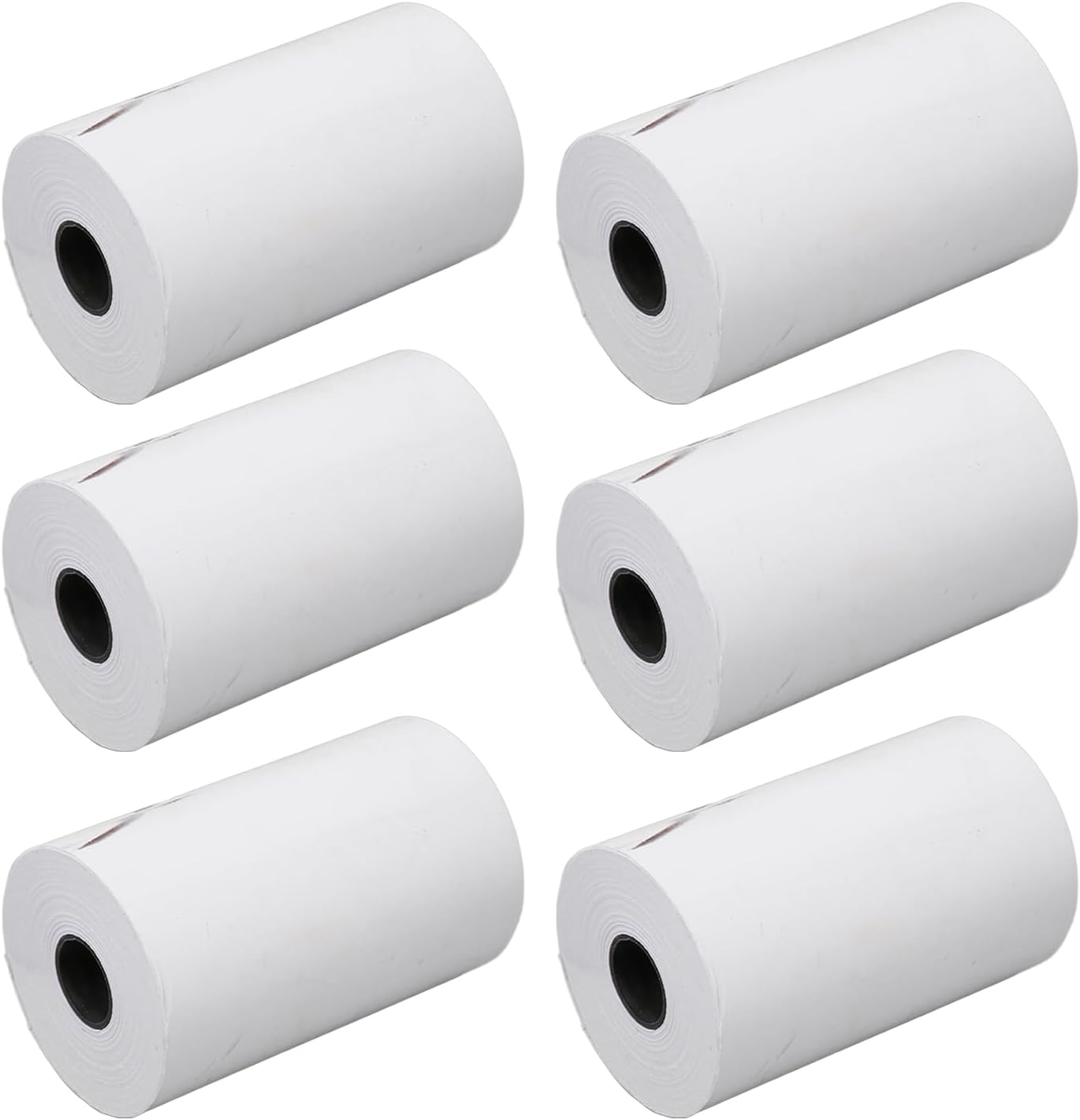 感熱レシート用紙 クリア印刷 厚手印刷可能な用紙ロール コンパクト 50ロール プリンター用 (小さなチューブコア)公式通販