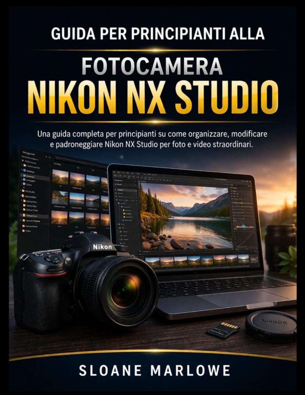 GUIDA PER PRINCIPIANTI ALLA FOTOCAMERA NIKON NX STUDIO: Una guida completa per principianti su come organizzare, modificare e padroneggiare Nikon NX Studio per foto e video straordinari.