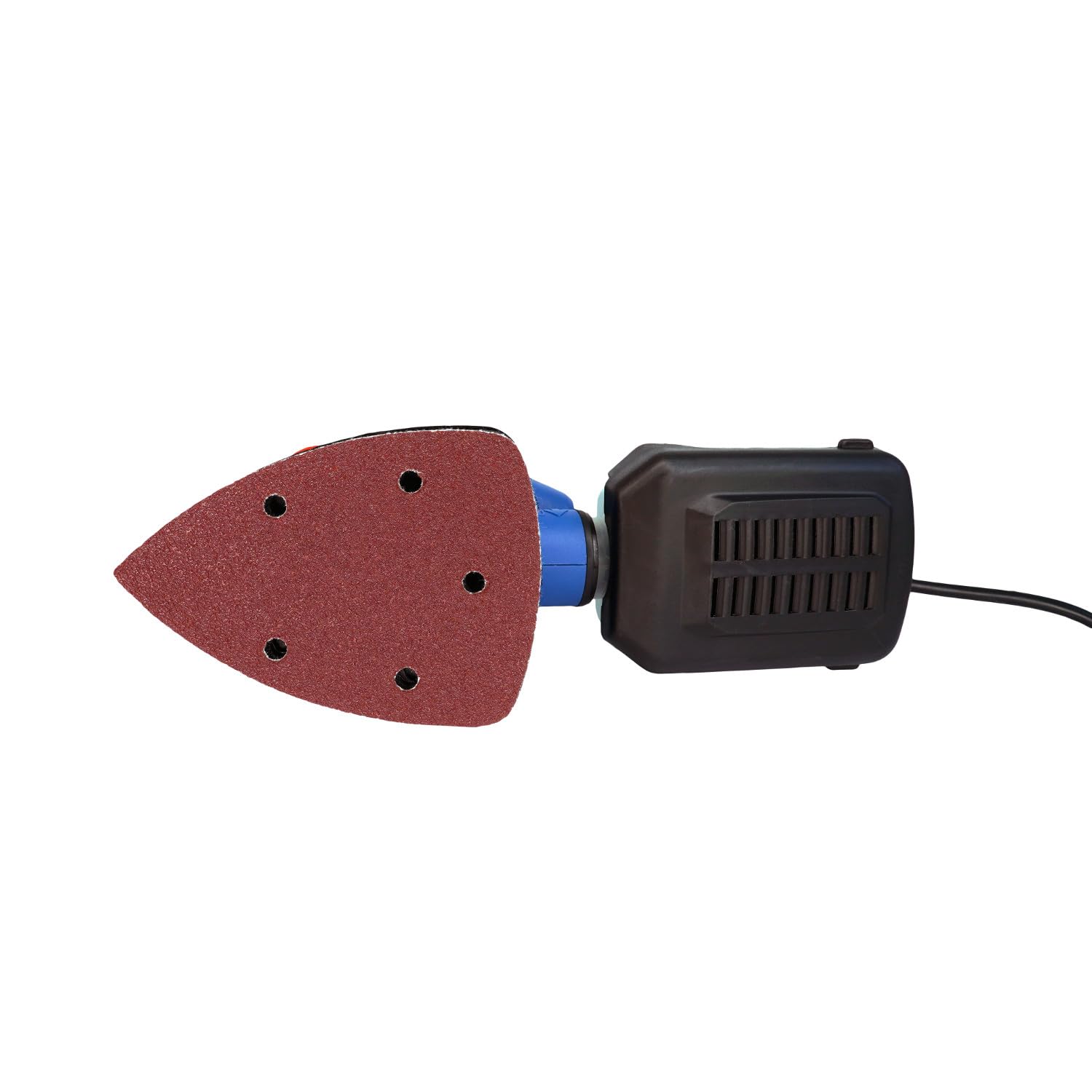 Blaupunkt OS6010 - Lijadora multifunción (300 W, excéntrica, 4 suelas intercambiables, velocidad variable, 7000-12000 rpm, aspiración integrada, 1,8 mm, kit completo