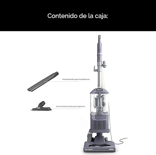 Miniatura 7 de Shark NV352 Navigator Lift Away - Aspiradora vertical, filtro HEPA, tecnología antialergénica, dirección giratoria, ideal para alfombras, escaleras