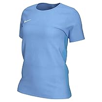Nike W Nk Dry Park VII JSY SS Short Sleeve Top Donna, Donna, BV6728, università Blu, Bianca, L