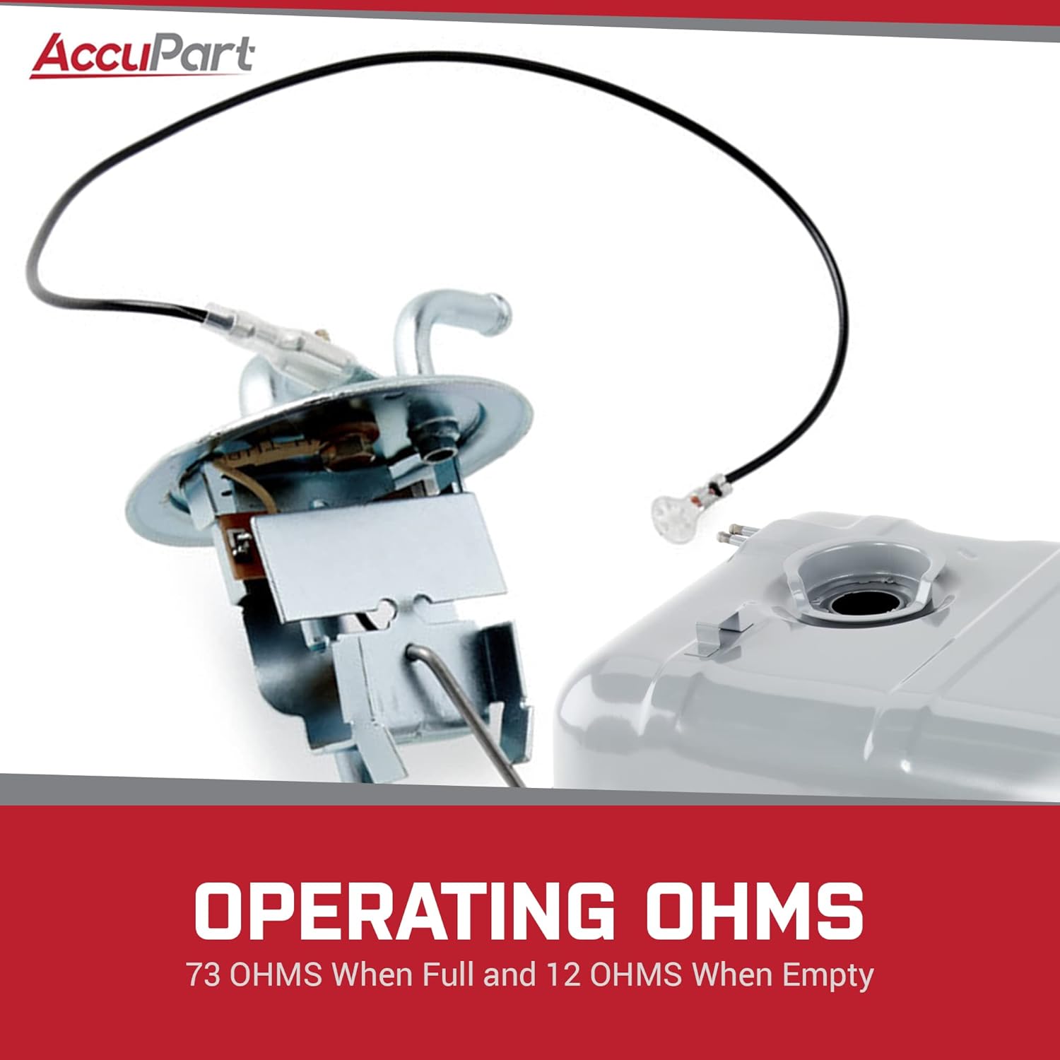 Fuel Sending Unit Assembly - Fits Jeep CJ5 CJ7 1969-1986 w/ 15 Gal Tank, Jeep CJ7 Fuel Sending Unit Jeep CJ5 Fuel Sending Unit Gas Tank Semding Unit - 73-12 ohms ISU920 SU920 5357373K 5357373