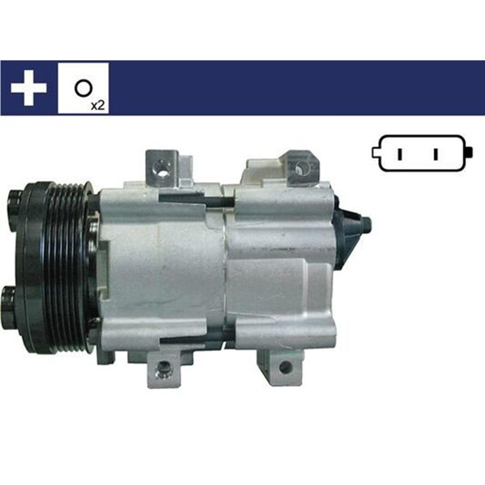 MAHLE ACP 153 000S sprężarka, klimatyzacja do Ford Transit Bus (72E, 73E) i in. | Kompatybilny z: FORD COUGAR, GALAXY I, MAVERICK, MONDEO I, MONDEO I sedan, MONDEO I Turnier, MONDEO II