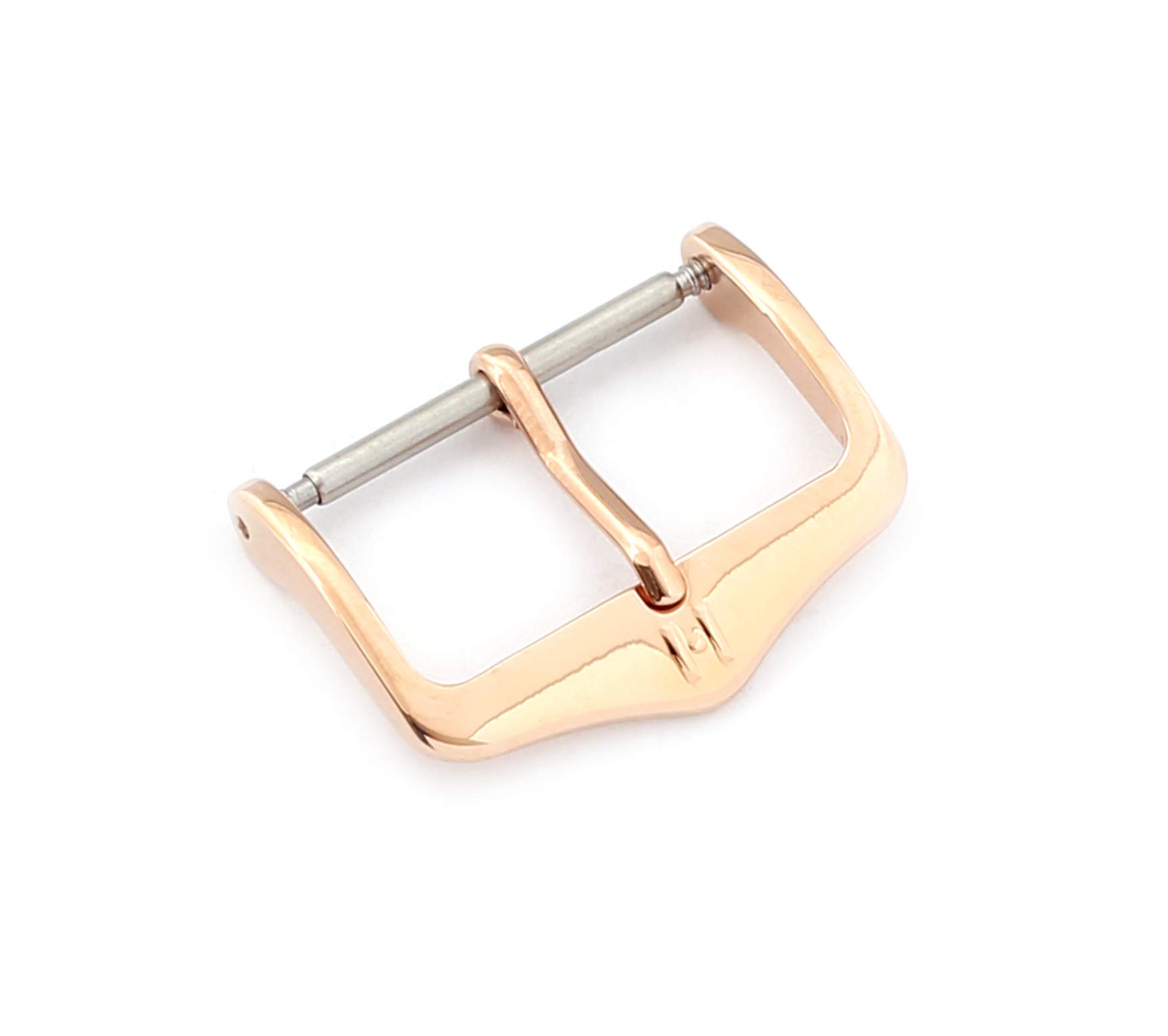 HIRSCH Dornschließe Für Uhrenarmbänder – 18 Mm, Edelstahl L316, Goldfarben Poliert, Modell Classic