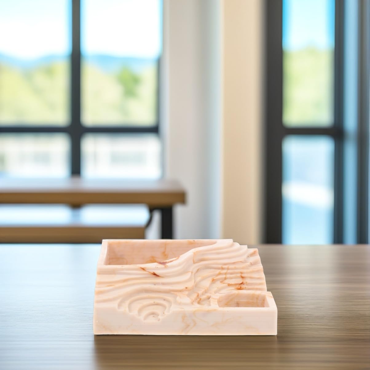 CIYODO Turtle Food Bowl Multi Functional Reptile Feeder with Rock Imitation Design Durable Feeding Basin for Tortoises Lizards and Other Reptiles Easy to Clean and Maintain