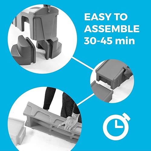 Miniatura 14 de Step2 Up & Down Montaña rusa para niños, edición rápida y oculta, almacenamiento compacto, juego de interiores y exteriores, niños de 2 a 5 años