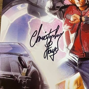 Amazon.co.jp: バックトゥザフューチャー クリストファーロイド氏直筆