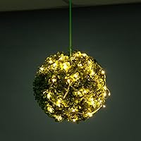 Vista 7 de Tira de luces led rutilantes con 20 luces de hadas led micro Cylapex, en cable de cobre revestido de plata de 3.3 pies, funciona con dos