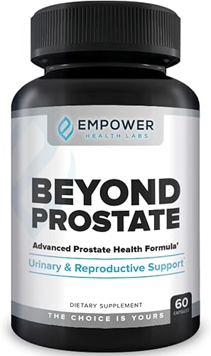 Suplemento Empower Health Beyond Prostate Apoyo a la salud de la próstata con palma enana americana, zinc, frambuesa roja y ortiga Complejo de