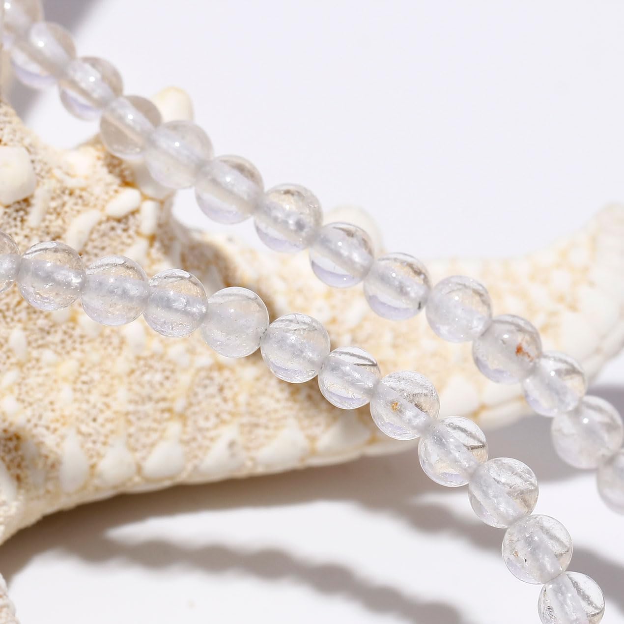 Evil Eye Ankle Bracelets for Women Beads Anklets Beach Accessiory Gemstone Healing Crystal Adjustable - Image 5