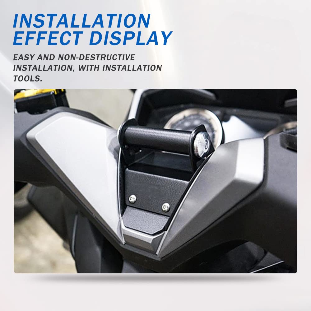 Supporto Moto GPS Specifico Per HONDA FORZA 350 (2020-2021). Staffa In Alluminio, Posizione Perfetta! - 2