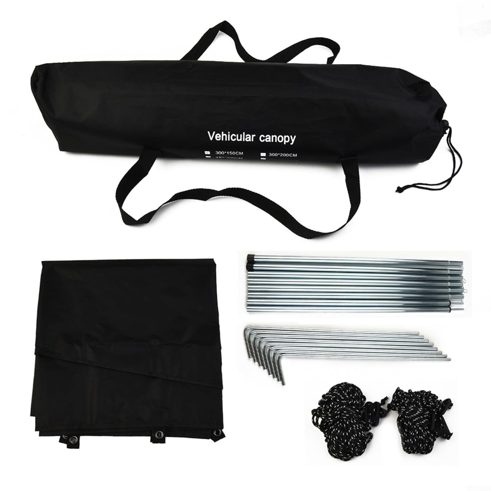 Toldo de coche para furgonetas camper con paquete, portátil, para autocaravana, furgoneta, bloqueador solar, toldo para caravana, SUV