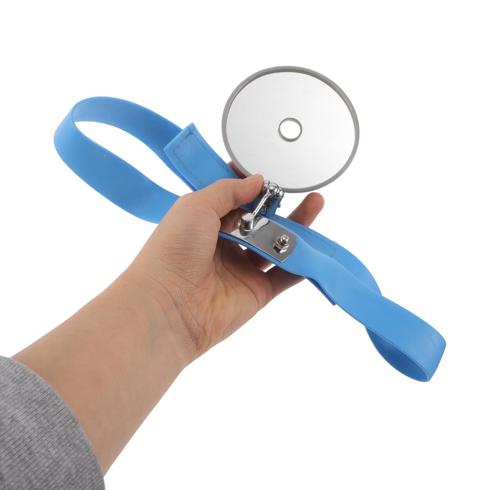 GANAZONO Leuchtendes Stirnband mit Verstellbarem Winkelreflektor aus Edelstahl und Silikon Medizinischer Spiegel für Hno Untersuchungen bei Ärzten und Chirurgen