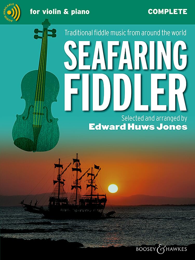 Seafaring Fiddler - Traditional Fiddle Music from Around the World - Complete Edition - violin (2 violins) and piano, guitar ad libitum - Sheet Music - Boosey & Hawkes (BH 13901) (Fiddler Collection)