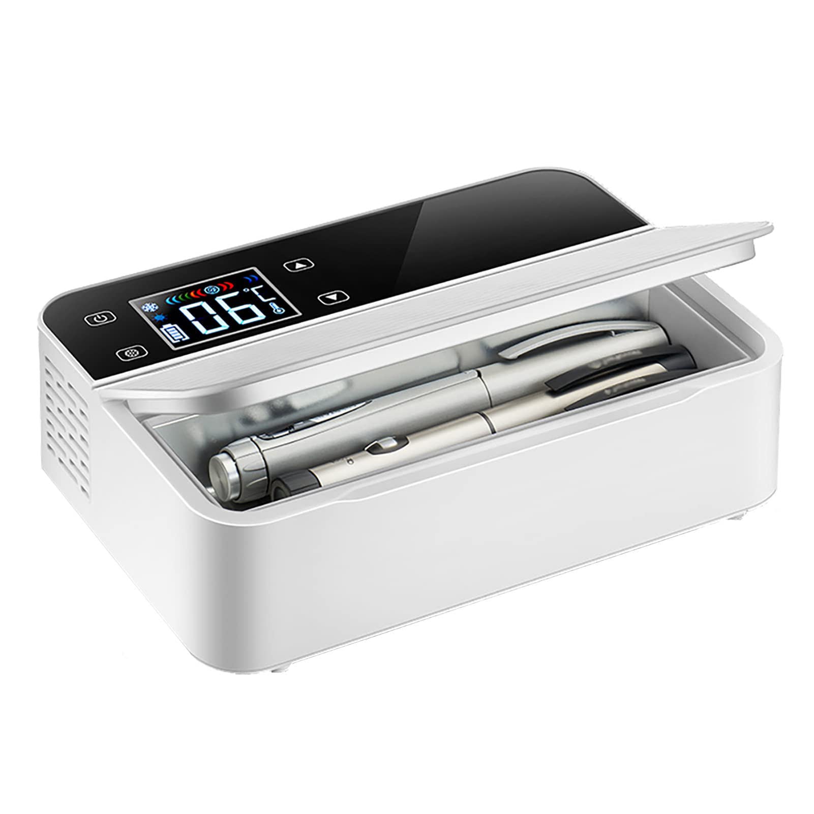 Mini Refrigerador de Medicamentos, Refrigerador De Insulina, Reefer De Drogas De 2-18 ° C, Adecuado para Almacenamiento de Medicamentos, Coche, Hogar, Oficina Mini Nevera