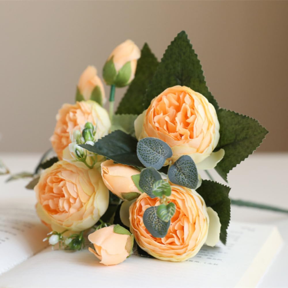 Bouquet de pivoines artificielles LVTFCO pour remplacer les fleurs périssables