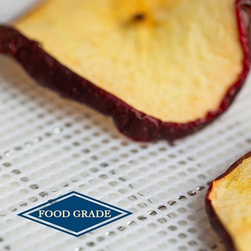 Vista 17 de Hojas deshidratadoras de silicona (paquete de 6) Accesorios deshidratadores para Cosori, Excalibur, Magic Mill- Bandejas de malla fina - tapetes