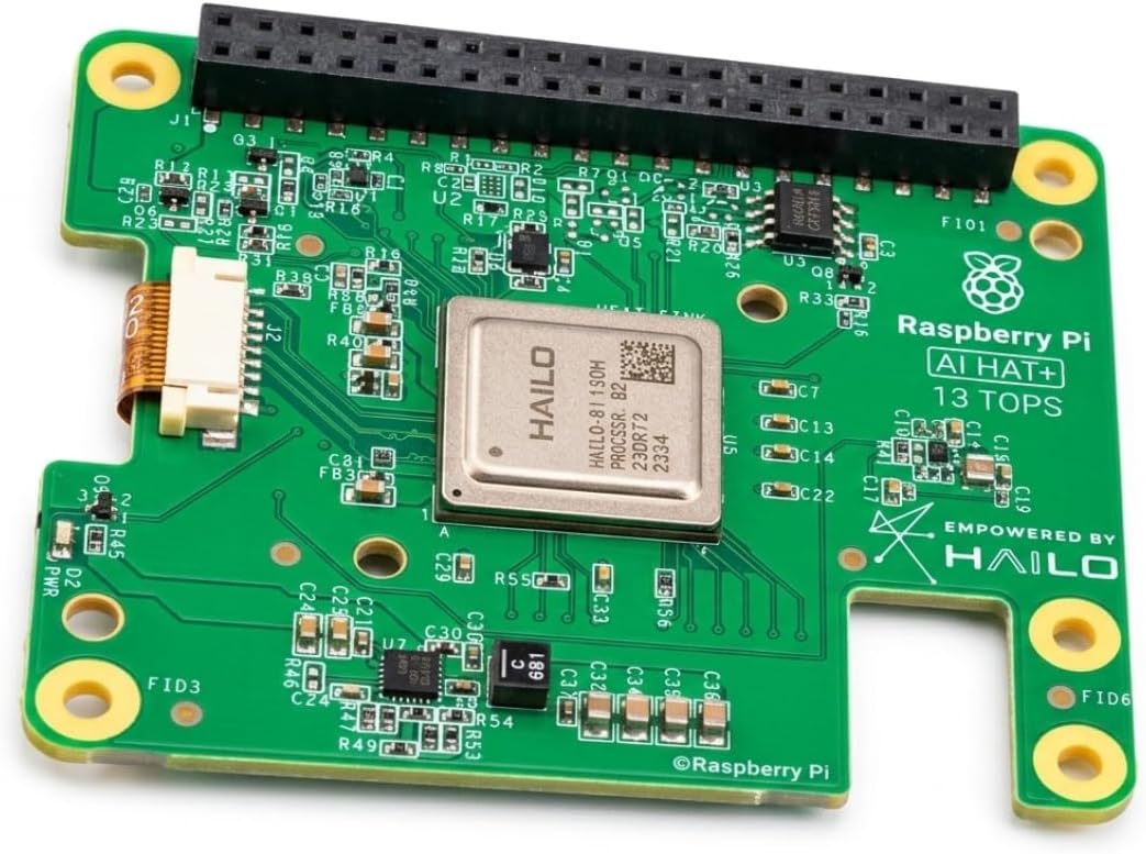 Official Raspberry Pi AI HAT+ 13 TOPS | Hailo-8L AI Accelerator Board