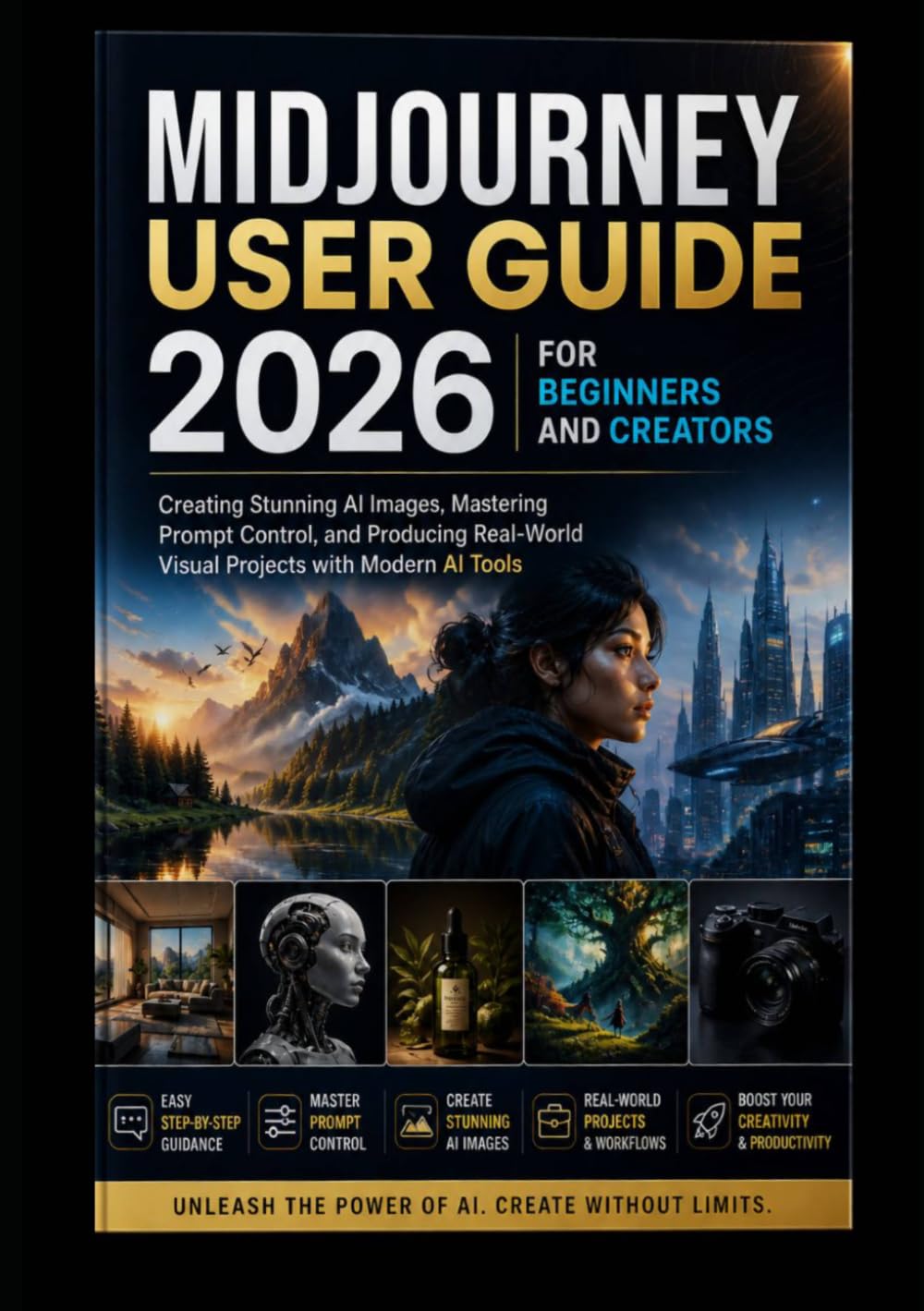Midjourney User Guide 2026 for Beginners and Creators: Creating Stunning AI Images, Mastering Prompt Control, and Producing Real-World Visual Projects with Modern AI Tools
