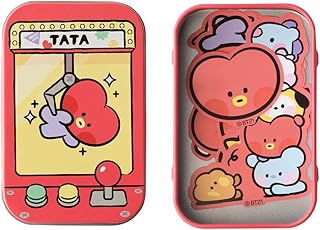 ソロモン商事 BT21 minini ティンケースステッカーセット(12枚入り) (TATA) TIN CASE STICKER SET 缶ケース 小物入れ ステッカー付き【お一人様 5個限り】