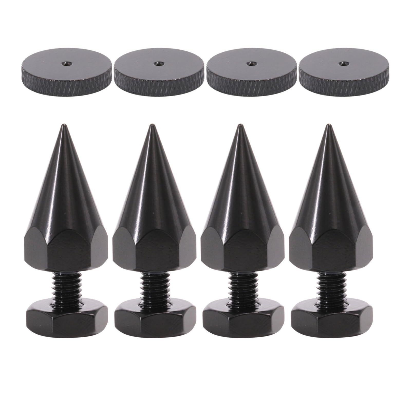 ZEZEFUFU 4* Speaker Spike Pad Kit Speaker Spike Isolation Stand Pad for Amplifier, CD DVD Player