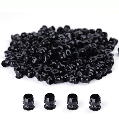 OFEYLE Tazas desechables de tinta de tatuaje para muñecas 200PCS (negro)
