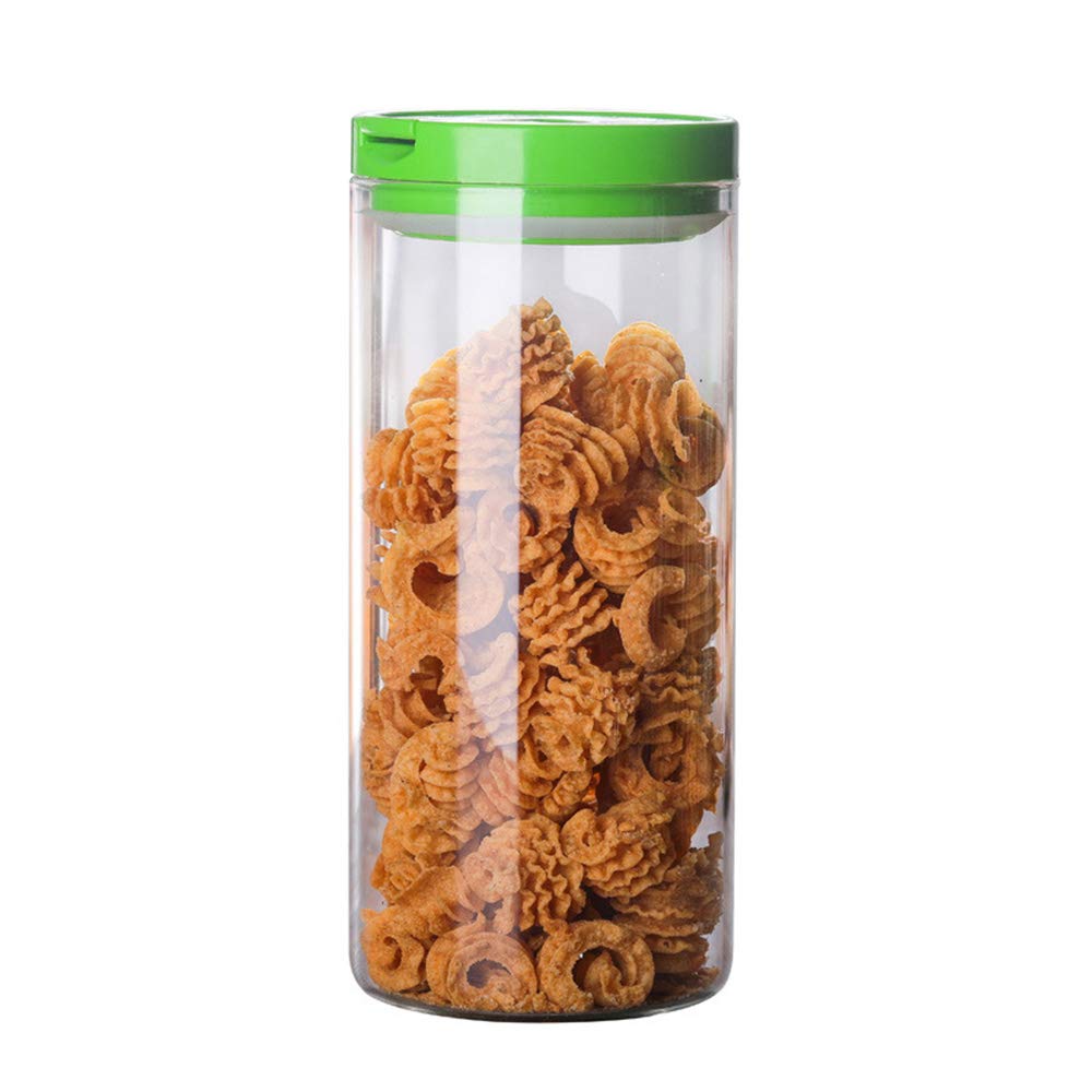 Contenitore Contenitori Alimentari, Contenitore per Alimenti/Cereali, Impilabile Contenitori, Airtight, Mantieni Il Cibo Fresco e Asciutto Durevole, 1200ml