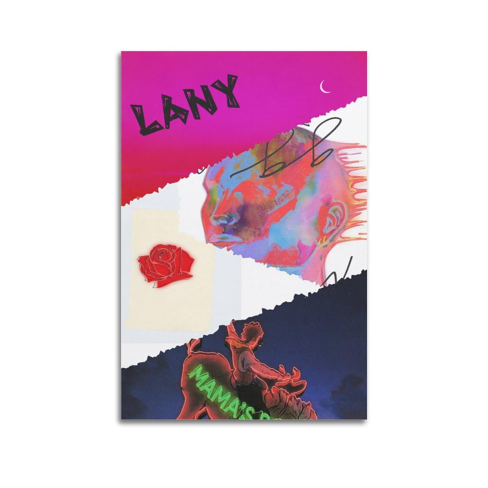 Amazon.co.jp: YNTNDYGV Lanyポスターアルバムカバーポスター 音楽