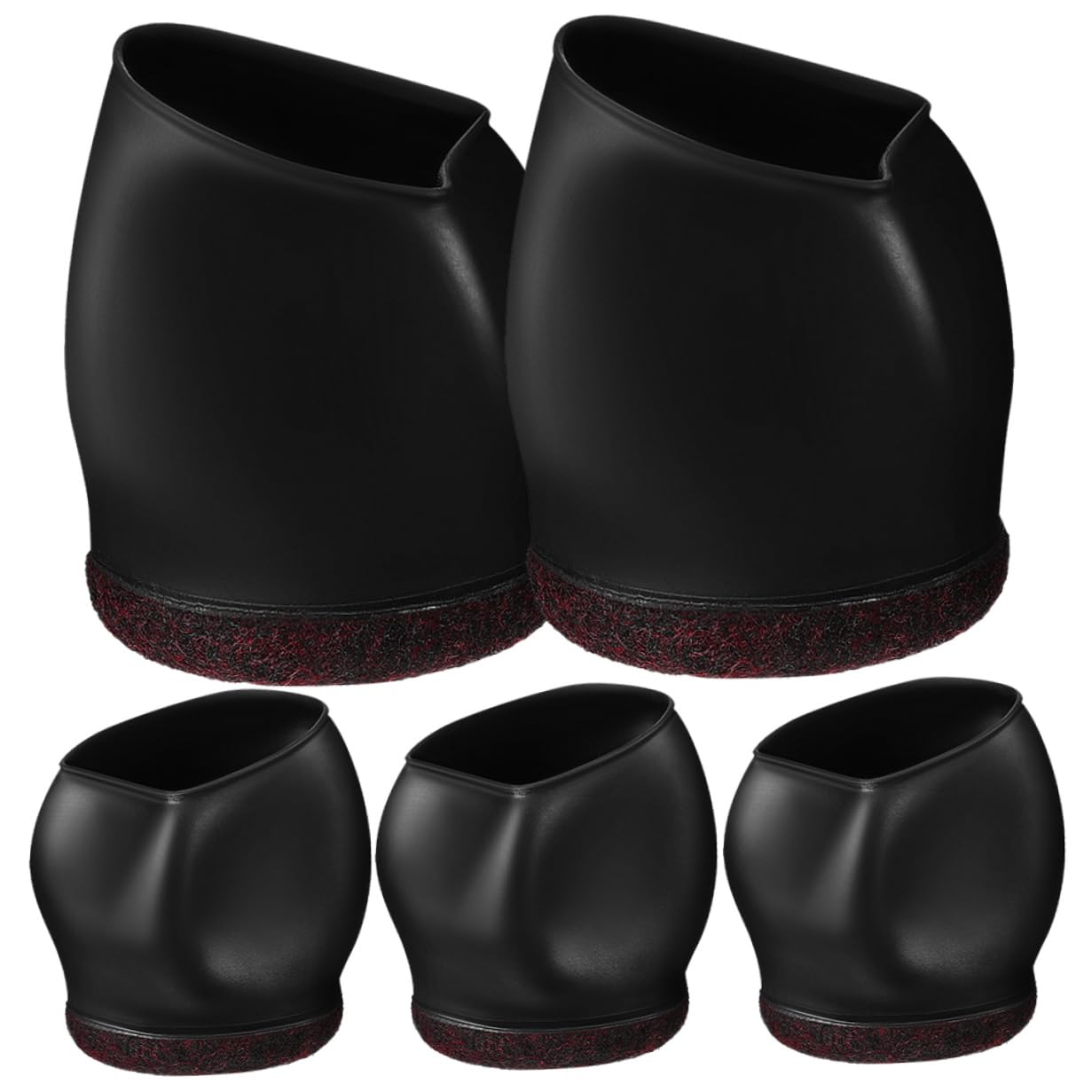 15piezas Cubiertas para Ruedas De Muebles Protector Antideslizante para Patas De Sillas y Mesas Juego para Reducción De y Protección del Suelo