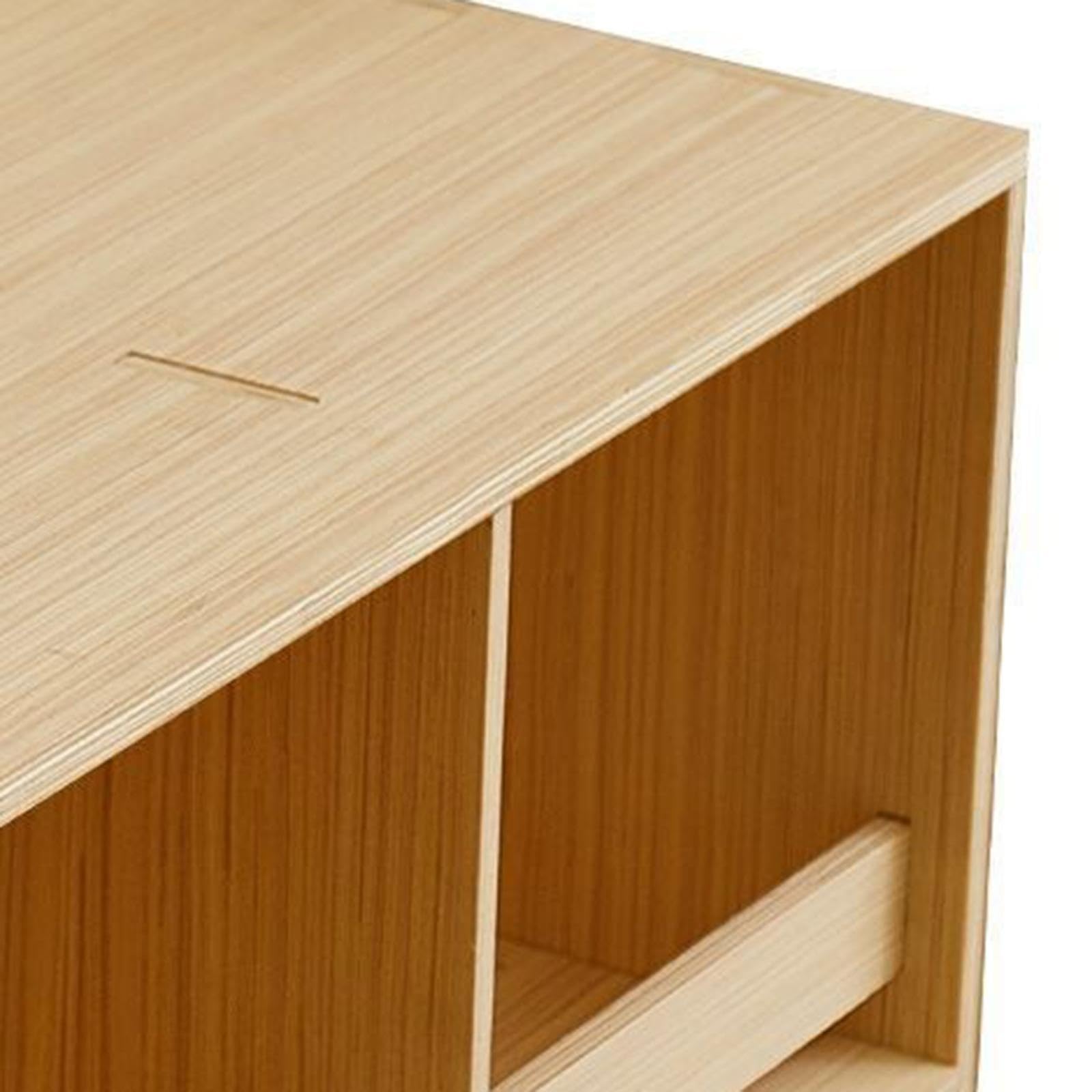 Caja de Cría de Madera para Periquitos, Comedero para Pájaros, Nido de Madera para Palomas, Pinzones, Canarios Y Periquitos, 3 Cuadrículas de 90 Cm X 30 Cm