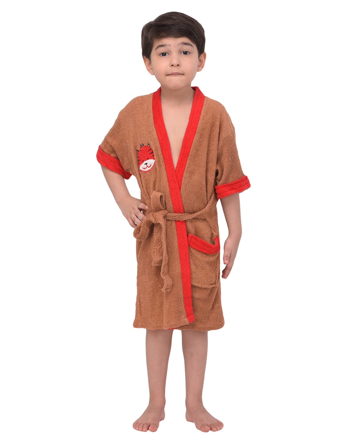 Comfortlooms Kids Bath Robe | Comfortable & Durable Cotton Bathrobe | Soft, Light, Compact & Highly Water Absorbent - Suitable for Birthday/Diwali/Christmas Return Gift_kids_patch_gajri_30 (B0C2NGFV7M) Amazon Price History, Amazon Price Tracker