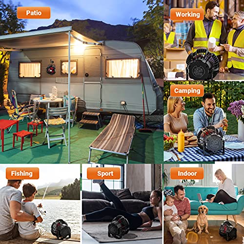 Portable-Fan-Camping-Fan-for-Tents-30-Hours-Work-time-Camping-Lantern-Desk-Fan-with-Power-Bank-Clip-and-Remote-Rechargeable-Fan-for-Hiking-BBQ-Garden-Bedroom-Office-Hurricane Portable-Fan-Camping-Fan-for-Tents-30-Hours-Work-time-Camping-Lantern-Desk-Fan-with-Power-Bank-Clip-and-Remote-Rechargeable-Fan-for-Hiking-BBQ-Garden-Bedroom-Office-Hurricane