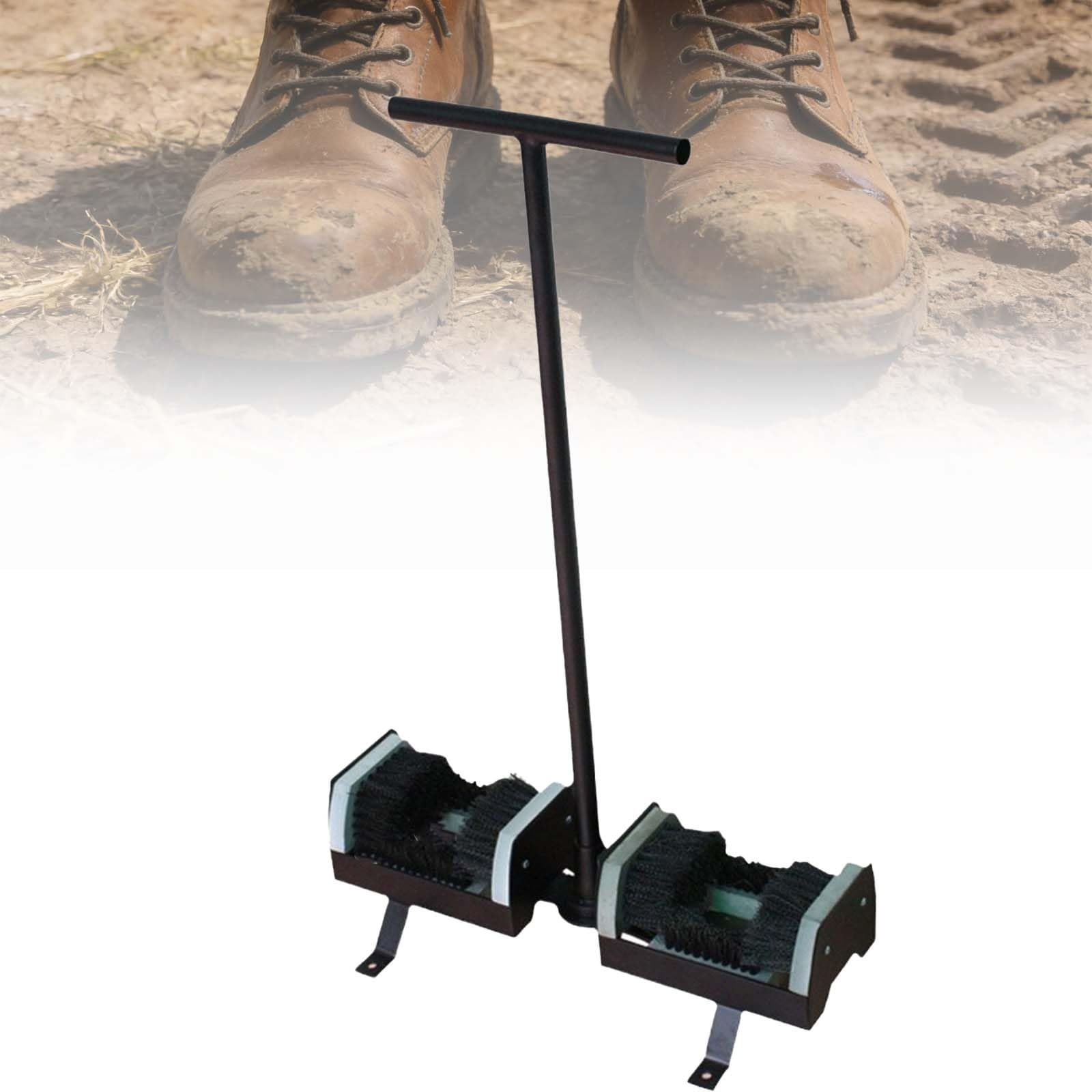 Cepillo de fregado para zapatos al aire libre, botas, tacos y uso agrícola, removedor de suciedad resistente