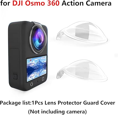 Miniatura 2 de Cubierta protectora de lente para cámara de acción DJI Osmo 360, resistente al polvo y arañazos