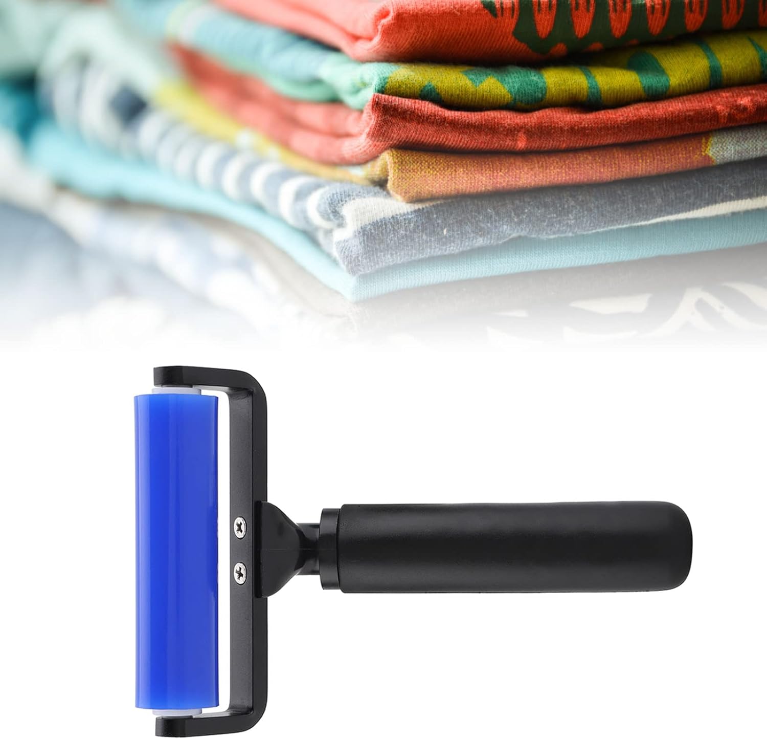 Silicone Manual Roller Anti-static Cleaner Tool, Under the Action of Static Electricity, Remove Tiny Dust Particles Dust Removal Roller Anti Static Cleaner Tool(4 inches)