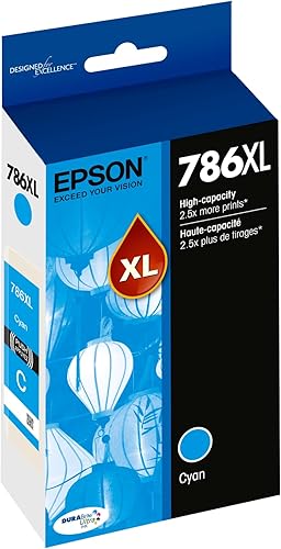 Miniatura 2 de Epson T786XL220 DURABrite - Cartucho de tinta de capacidad ultra alta, Cian