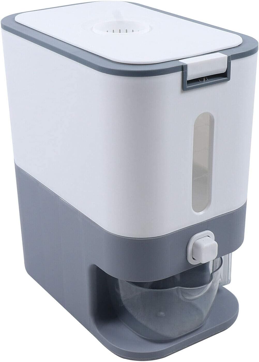 TBVECHI Dry Food Dispenser Container, Automatic Rice Output