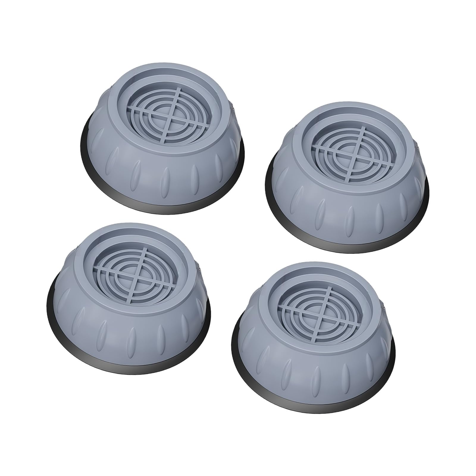 4lots Heavy Type Rubber Washing Machine Feet Pad Washer Shocked Absorber Nonslip Feet for Stable Adjustable Height Washer Anti-Vibration Pad for Washing Machine Refrigerator