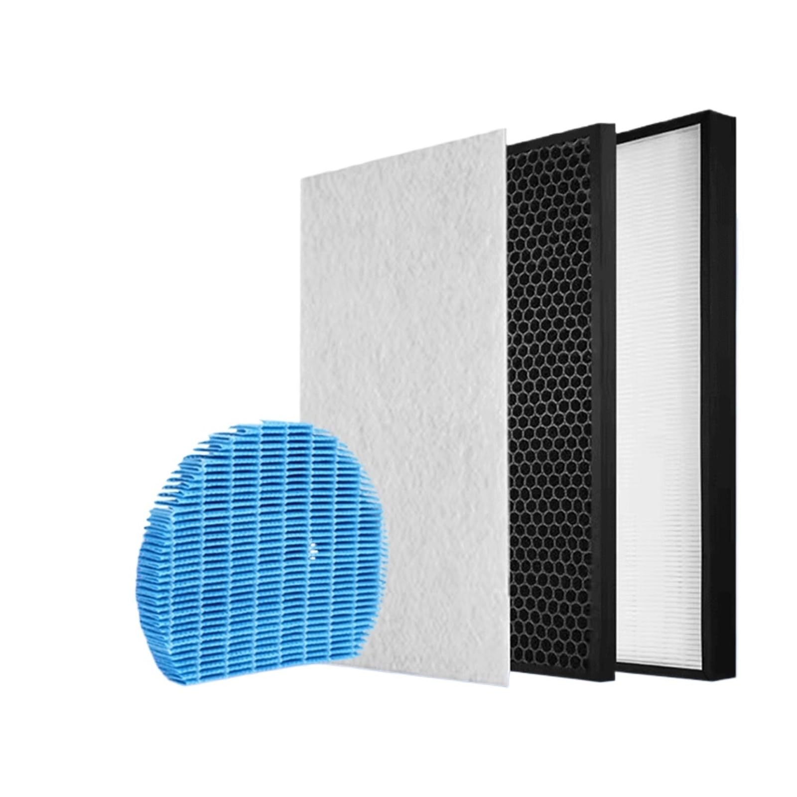 Jinghewz 4Filters Hepa Filter Fz-A51hfr Carbon Charcoal Filter Fz-A51dfr For Air Purifier Kc-A51rw Kc-A51rb(4Filters)