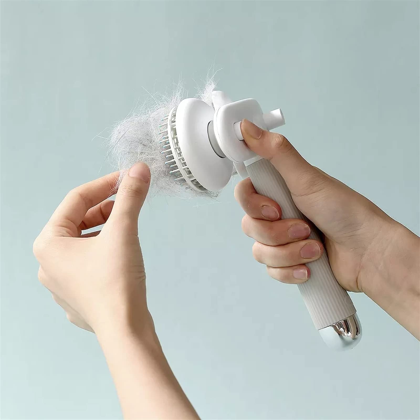 DieffematicSZ Grzebień Electric Hair Removal Comb Hair Brush Hair Removal Cleaning Brush