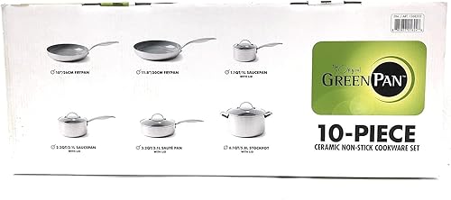 Miniatura 7 de The Original Green Pan Juego de utensilios de cocina antiadherentes de cerámica de 10 piezas