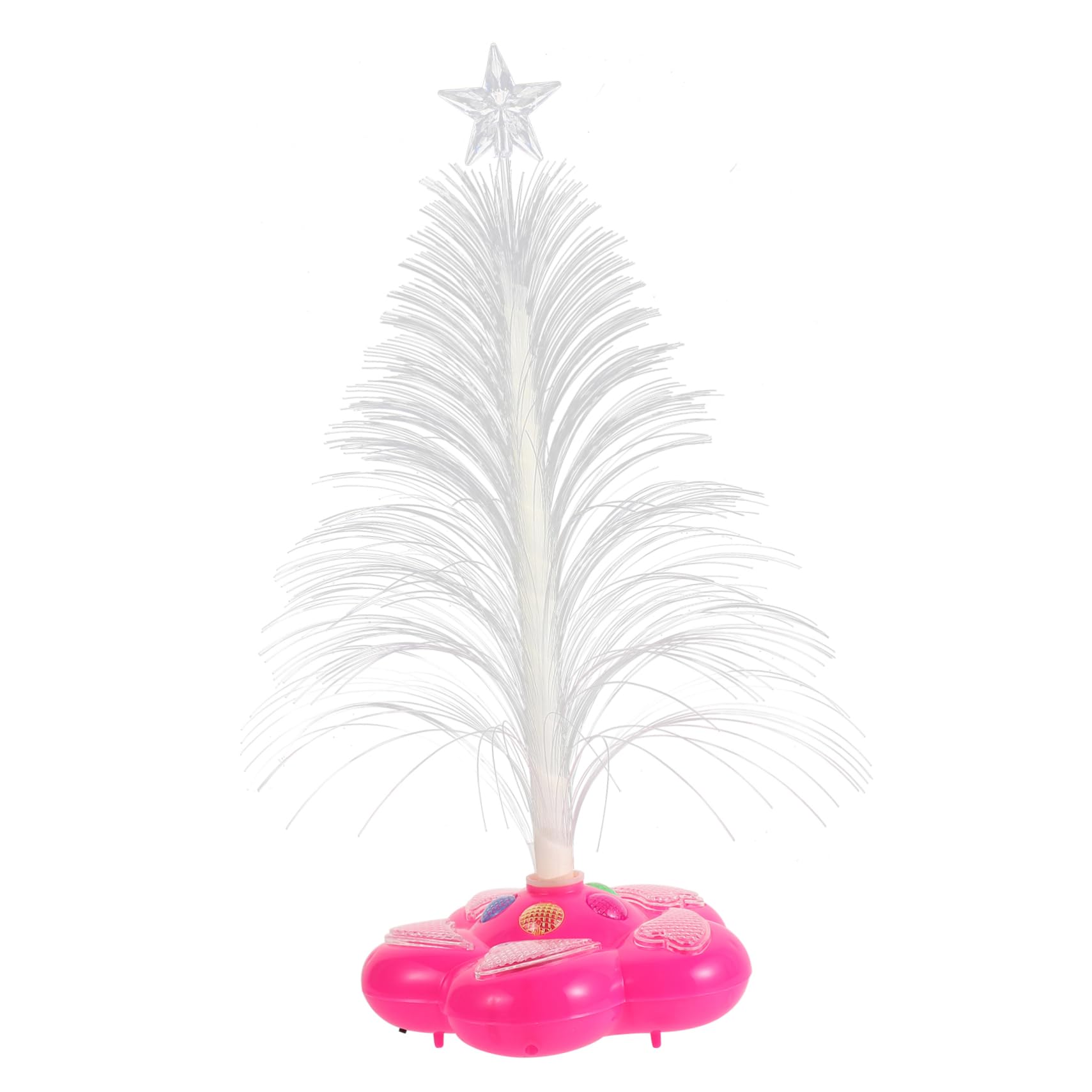 NUOBESTY Colorful Fiber Optic Christmas Tree Light with Sparkling Effects No Battery Needed Decoration for Home Bedroom Party and Holiday Festivities Random Color