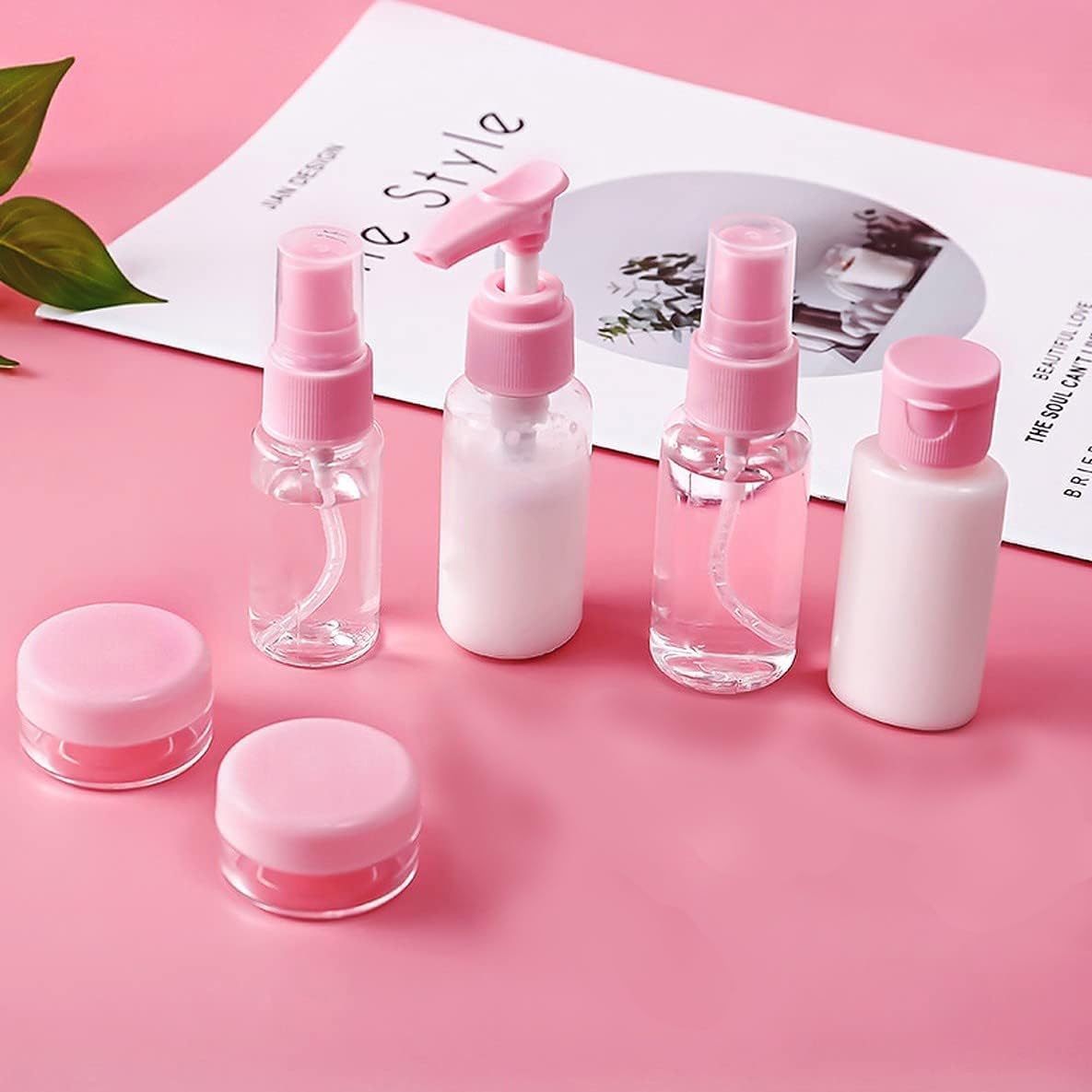 Multipurpose Portable Cosmetic Bottles (6-Piece)