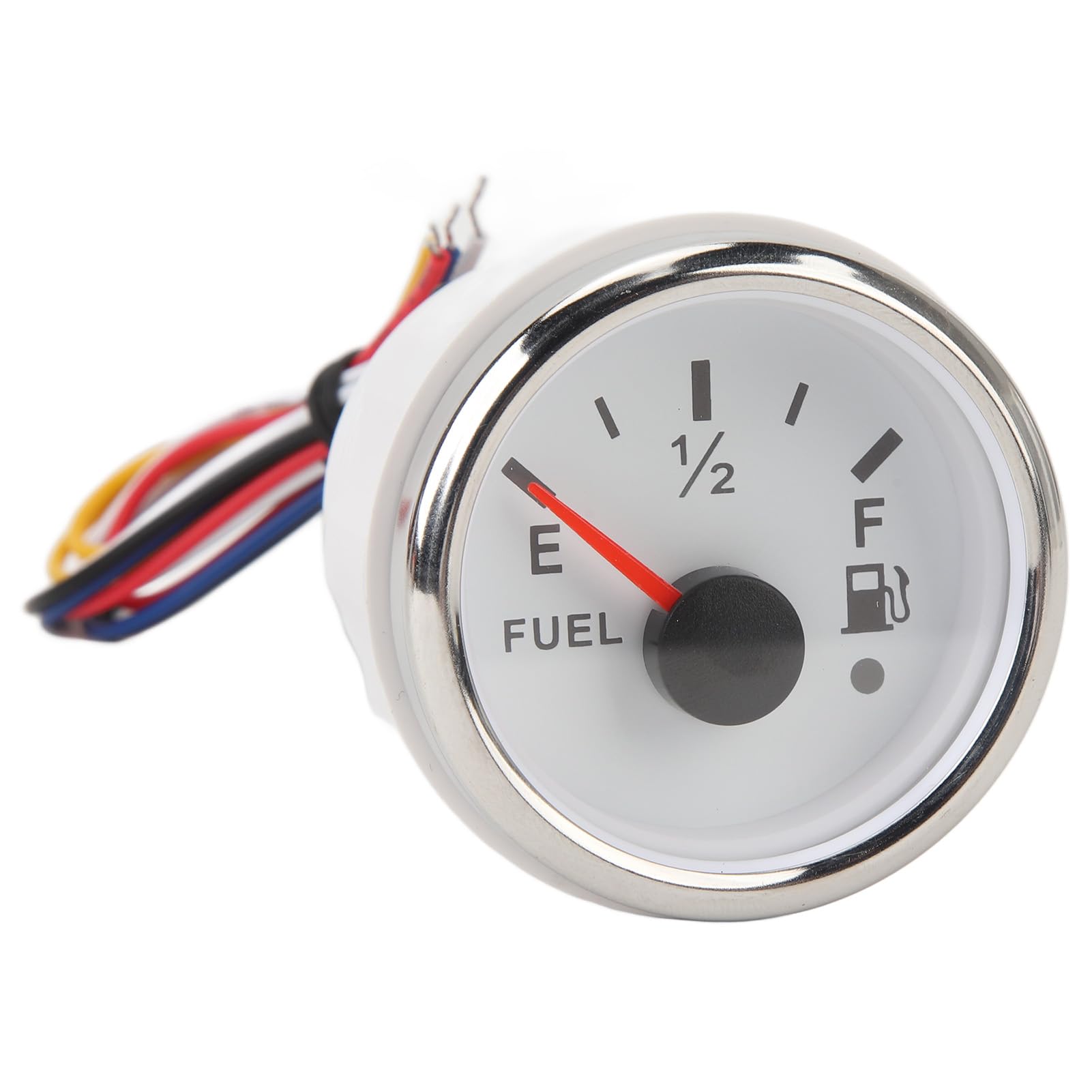 Indicatore Livello Carburante Universale Indicatore Livello Carburante Digitale Misuratore Carburante Marino 52mm DC9-32V 240-33ohm per Yacht Barche Pesca (Quadrante