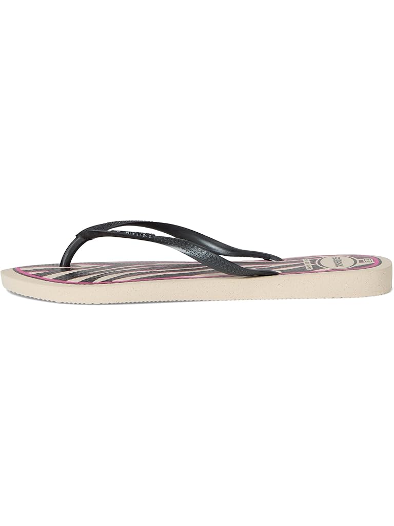 Black Havaianas Slim Animals Sandals